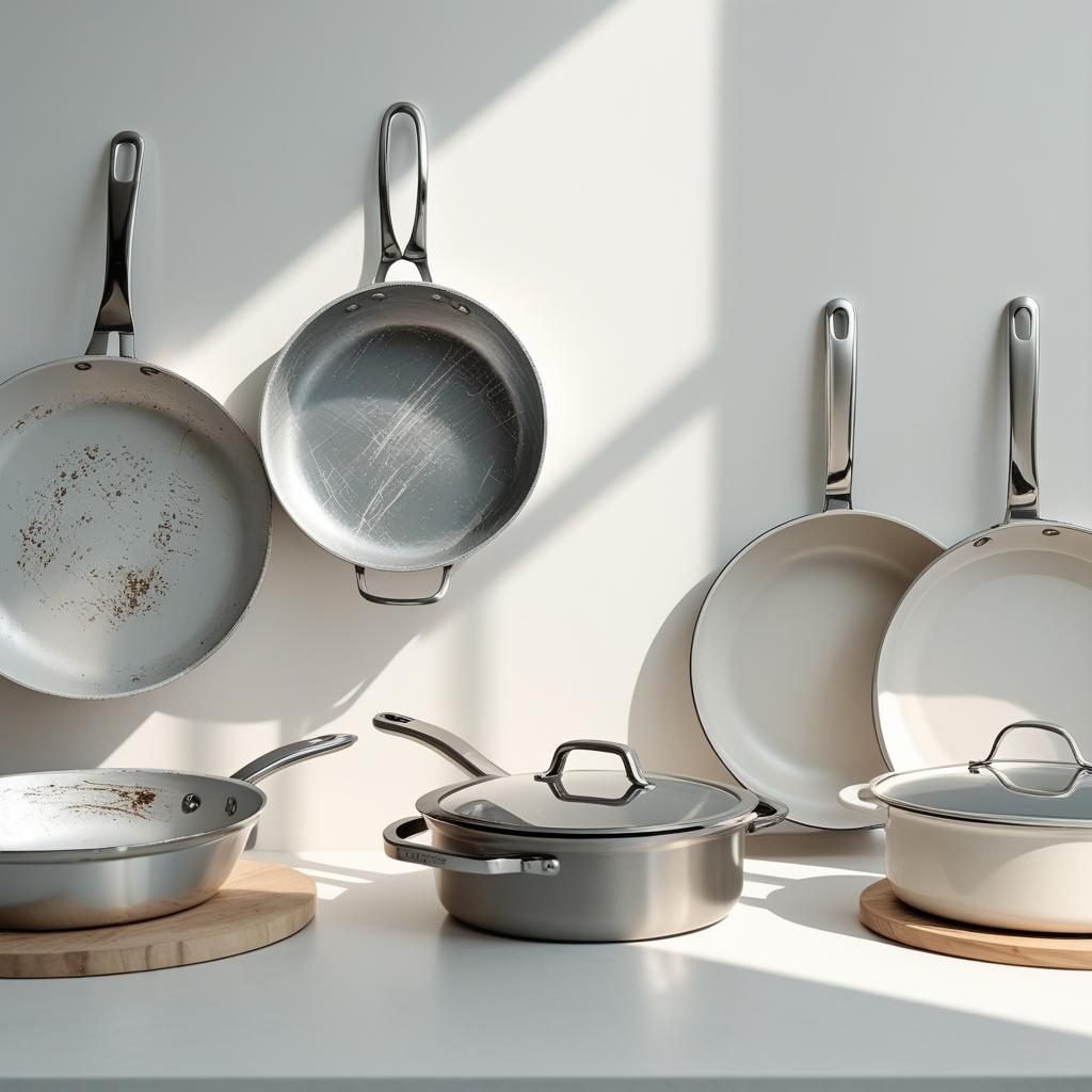 Questionable Cookware: What Pans Should You Avoid?

Safety in the kitchen isn't just about knife skills. It's also about what you cook with. Some types of pans come with more baggage than you'd think. For starters, the cookware world has had a long conversation about Teflon and PTFE coatings. These coatings might make life easier with their non-stick properties, but they also pose health risks when they start to break down at high temperatures.

Chemicals like PFOA, once used in Teflon, have raised red flags among health experts. While many brands have phased it out, similar compounds can still be found, causing concerns about their potential link to cancer and other health issues.

Beyond Teflon, pans made with aluminum have their moments of controversy. While they conduct heat well, there's an ongoing debate about aluminum leaching into food, especially if the surface gets scratched. Opting for anodized versions can be a safer choice since it reduces this risk.

Environmental impact is another piece of the puzzle when assessing cookware. The production processes for some materials leave a heavy footprint. So, if you're eco-conscious, it's worth considering cookware brands that champion green manufacturing practices.

Shifting to safer alternatives doesn't mean compromising on your cooking experience. There are plenty of non-toxic options that perform just as well, if not better, than their questionable counterparts. Keeping cooking safe and enjoyable is all about making informed choices.