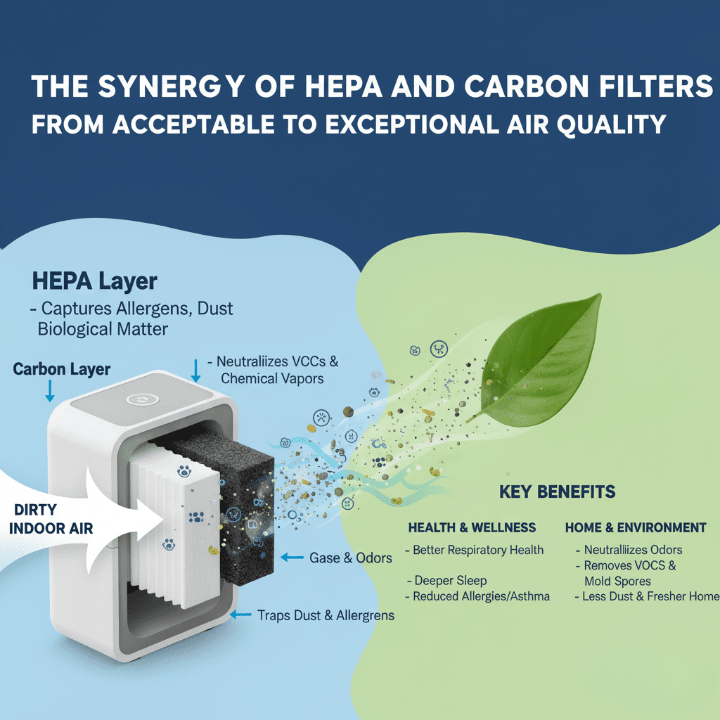 Synergy of HEPA and Carbon Filters
