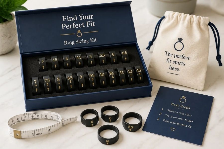 sleep tracking ring sizing for sensitive skin